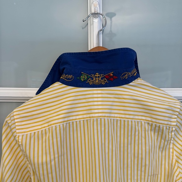 Ralph Lauren Yellow Casual Button Down Shirt - Picture 6 of 6